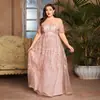 Vestido de Dama de Honor Talla Grande Sexy de un Hombro Hada Compromiso Nuevo Talla Grande Efecto Adelgazante 100kg Vestido de Anfitriona