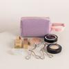 Bolsa de Cosméticos Portátil de Pana para Mujer de Gran Capacidad Lápiz Labial Maquillaje Cambio Teléfono Móvil Equipaje de Mano Bolso de Mano Bolsa de Almacenamiento Bolso de Mujer