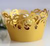 Fita de exportação transfronteiriça papel vazado papel de cupcake borda de papel cupcake rosa dourado refletivo cozimento Xiyin geração cabelo