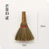 Mini Vassoura de Capim Miscanthus Mini Vassoura Pequena de Limpeza Multiuso Doméstica Removedora de Pelos Antiaderente Fornecimento Direto da Fábrica