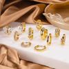 Pendientes de cobre con circonita, elegantes y sencillos, con mariposa y diamantes, de gran oferta transfronteriza, 2022