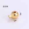 Fecho de Posicionamento Banhado a Ouro 18K para Prender Pontas de Pulseira, Material de Contas de Posicionamento para Colares DIY, Fecho Universal