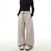 Pantalones Casuales de Trabajo de Marca de Tendencia de Moda Verano 2026 Nuevo Estilo Japonés Sueltos Rectos Pierna Ancha Versátiles Largos