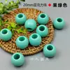 Cuentas Acrílicas de 20 mm con Agujero Grande Tejido a Mano Bordado con Cuentas Bolsa con Cordón para Cuentas Decoración de Empaque Creación Ambiental Estudiantil Adornos