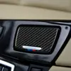 Adecuado para BMW F10 Serie 5 nuevo decoración de cenicero de fibra de carbono pegatinas accesorios interiores modificados para coche