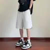 Shorts casuales de playa para hombre de pierna recta, texturizados, versátiles, retro y modernos para el verano