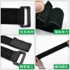 Banda elástica de velcro personalizada, banda elástica de velcro, autoadhesiva, antihebilla, cinturón fijo.