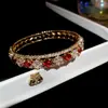 Pulsera Geométrica de Acero Inoxidable Metálico Transfronteriza Europea y Americana, Personalizada, de Moda, Simple, Lujo Ligero, Joyería de Alta Gama para Mujeres