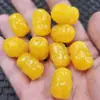 Fluorescente Flotante Sal Abejas Cera Cabeza de Buda Cuentas Sueltas Artificial Amarillo Aceite de Pollo Cera de Abeja Cabeza de Buda Pulsera Collar Joyería Cuentas Al por Mayor