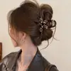 2026 Nuevo Clip de Tiburón Retro Pinza para el Cabello Melard Estilo Coreano Pinza para el Cabello Pinza de Garra Grande Primavera y Verano Accesorio para el Cabello de Mujer