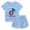 Conjunto de Camiseta de Manga Corta Redonda y Shorts de Verano para Niños 2026 Estilo Coreano Casual Absorbente de Sudor Color Caramelo Sudadera para Bebé