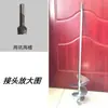 Varilla Mezcladora, Varilla Mezcladora Estilo Caracol, Martillo Eléctrico, Taladro de Agua, Varilla Mezcladora para Taladro Eléctrico, Varilla Mezcladora Espiral de Acero Inoxidable para Mortero de Cemento