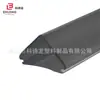 Abajur de Haste Acrílica Triangular, Camada Externa Coextrudida Bicolor, Cinza, Camada Interna, Transparente, Anti-UV, Resistência ao Amarelamento, Alta Transmitância de Luz
