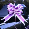 Decoração de carro de casamento flor acessórios sala de casamento bola de flor fita escada de casamento par maçaneta porta carro de casamento arranjo bola de flor atacado