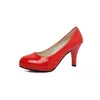 Zapatos de Tacón Alto Talla Grande para Mujer Zapatos Profesionales de Cuero Negro Punta Redonda Zapatos de Trabajo Zapatos para Ropa de Trabajo Pies que No se Cansan Zapatos para Entrevista de Trabajo Zapatos para Mujer