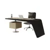 Lámpara de Escritorio Minimalista Italiana Lujo Moderno Estudio Escritorio de Escritorio para Computadora Hogar Banco de Trabajo de Cuero de Silla Escritorio de Oficina