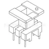 Estrutura de núcleo de transformador EE19, estrutura EE19, slot único vertical, pinos 3+3 -1903-2