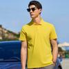 Camisa Polo Workwear Feita Sob Medida com Bordado de Logo, Camisa Publicitária com Gola Reversível, Manga Curta Mercerizada, Algodão Puro, Manga Meia-Manga de Verão, Feita Sob Medida