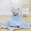 Poncho Infantil de Dibujos Animados Clase A al por Mayor, Capa con Capucha para Bebé, Toalla de Baño para Bebés, Bata de Baño Gruesa Portátil