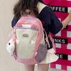 Combinación de colores mochila escolar de jardín de infantes de alto valor linda mochila de gran capacidad niña moda exterior ligera mochila para padres e hijos