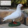 Fábrica de atacado simulação de jardim ao ar livre modelo de pombo animal decoração de jardim adereços simulação de resina ornamentos de pombo