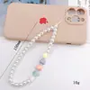 Contas como Joias Novo Lanyard de Celular de Coração Feminino Feito à Mão