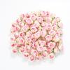 Cabeza de flor rosa de simulación cabeza de flor tocado de flores corona horquilla flor accesorios para fotos flor decorativa abismo mesa de centro capullo