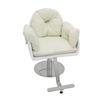 Silla de salón simple estilo japonés especial para peluquería ajustable giratoria taburete para corte de cabello teñido caliente taburete para barbería celebridad de Internet