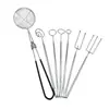 Juego de tenedores para fondue de chocolate de acero inoxidable transfronterizo, tenedor para fondue de queso, tenedor para mojar frutas, herramienta DIY para glaseado de dulces