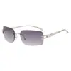Estilo Nuevo Europeo y Americano Sin Marco Borde Cortado Cuadrado Estrella Decoración Tendencia Versátil Fiesta Fiesta Chica Caliente Usa Sombrilla Gafas de Sol