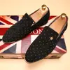 Mocasines Juveniles para Hombre, Zapatos de Piel sin Cordones Puntiagudos, Zapatos de Moda sin Cordones para Hombre, Zapatos Transpirables para Peluquero que Aumentan la Altura