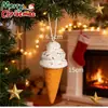 Natal Novo Ins Bola de Espuma de Natal Pingente Decoração para Pendurar na Árvore de Natal Decoração Festa
