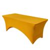 Toalha de mesa retangular elástica de poliéster para comércio exterior transfronteiriço Capa de mesa de coquetel Capa de mesa elástica para festa ao ar livre para casamento