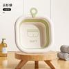 Lavabo Plegable para Bebé Hogar para Niños Lavado de Glúteos Lavabo Pequeño Especial para Recién Nacido Juego de Tres Piezas Lavabo Plegable