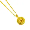 Collar Colgante con Hebilla de Seguridad Chapada en Oro de Latón de Lujo Ligero y Boutique de Gama Alta para Hombres y Mujeres Venta Caliente en Transmisiones en Vivo de Douyin Xiaohongshu