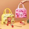 Bolsa para Lonchera Estéreo de Visión Divertida Moe para Niños Estudiantes Bolso de Mano Bolsa para Arroz Bolsa Térmica Bolsa para Lonchera Fresca para Picnic
