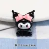 Desenho animado gato diabo fofo acessórios de resina criativos cola creme faça você mesmo material feito à mão joias grampo de cabelo pacote de corda