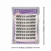 Caja de Regalo para Pestañas Postizas Transfronterizas Empaque Ocho Filas Yf21 Inteligente Variable Nuevas Gruesas y Hermosas Nuevas Pestañas Postizas sin Pegamento