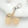 Chaveiro de Cereja Pingente de Bolsa Decoração de Mochila Estilo Tendência da Internet Japonesa e Coreana Pingente de Fruta Cereja da Moda