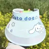 Novo chapéu de sol infantil, chapéu de sol de verão com personagens de desenhos animados, chapéu de sol fofo com parte superior vazia, chapéu de sol combinado para meninos e meninas