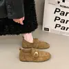 Mocasines Estilo Old Money Retro para Mujer 2026 Nuevo Otoño Slip-on Birkenstock Zapatos Individuales Suela Suave Versátiles Zapatos para Conducir