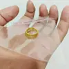 Anillo Ajustable de Lujo Ligero y Moderno Chapado en Oro para Mujer Diseño de Nicho Moneda Atractora de Dinero y Riqueza Anillo Simple y Moderno