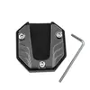 Acessórios para Motocicleta Suporte Lateral Modificado Modelo Fundido Sob Pressão com Base Alargada Veículo Elétrico Universal Antiderrapante e Anti-Queda Almofada de Apoio Auxiliar para os Pés