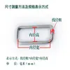 En stock suministro hebilla cuadrada de metal accesorios de hardware para equipaje hebilla cuadrada larga hebilla de boca rectangular de hierro hebilla de ajuste de segunda marcha
