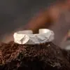 Anillos de pareja de montaña para hombres y mujeres, diseño de nicho, anillos ajustables retro de moda, regalo de cumpleaños, cobre ecológico