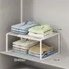 Divisor de Prateleira de Armário, Divisória de Armário Retrátil, Divisor de Armário de Cozinha, Rack de Armazenamento para Sapateira