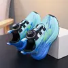 Zapatos Deportivos Casuales para Exteriores para Niños con Hebilla Giratoria Primavera 2026 Malla Transpirable Ligeros Suela Gruesa Zapatos para Correr Modernos