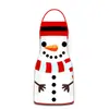 Avental de Natal Papai Noel Elfo da Beleza Boneco de Neve Suprimentos de Decoração de Natal Avental de Cozinha Criativo Engraçado