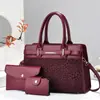 Bolso Nuevo de Comercio Exterior, Bolso de Hombro Versátil Texturizado Moda Coreana, Bolso Cruzado Simple Casual Moderno para Madre e Hija