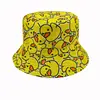 Sombrero de Pescador de Doble Cara Transfronterizo para Hombre y Mujer Primavera y Verano Ocio al Aire Libre Versátil Sombrero con Visera Protector Solar Sombrero de Cubo con Estampado Coreano de Moda